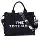 thumbnail image 3 of Bolso de hombro FLhrweasw Lona Crossbody Estampados de Letras negro, 3 of 9