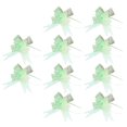thumbnail image 1 of Matsuzay 10 Uds. De guirnaldas multicolores ligeras de belleza con lazo, decoración romántica hecha a mano, regalos de arte Latte, manija de Kits de decoración para fiestas Verde, 1 of 6