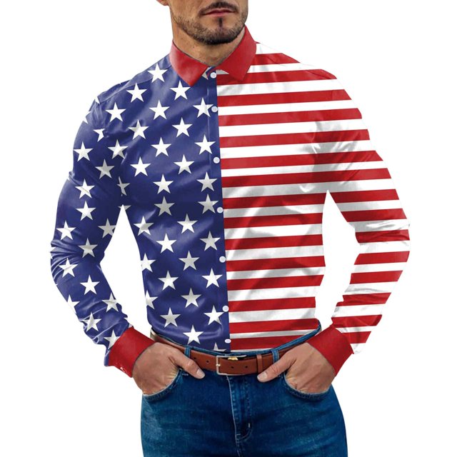 Camisas s Para Hombre Slim Fit Camisa de manga larga con botón de solapa y estampado a cuadros informal para hombre (White, XL)