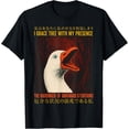 thumbnail image 1 of I Grace Thee with My Presence Humor Goose Meme - Camiseta japonesa para hombre, 1 of 2