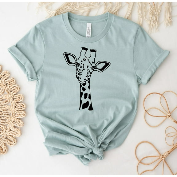 Giraffe T-shirt Zoo Shirt Lover Gift Funny Tee Animal Top Adventurer Shirts Safari Birthday Sarcastic Quotes Comic