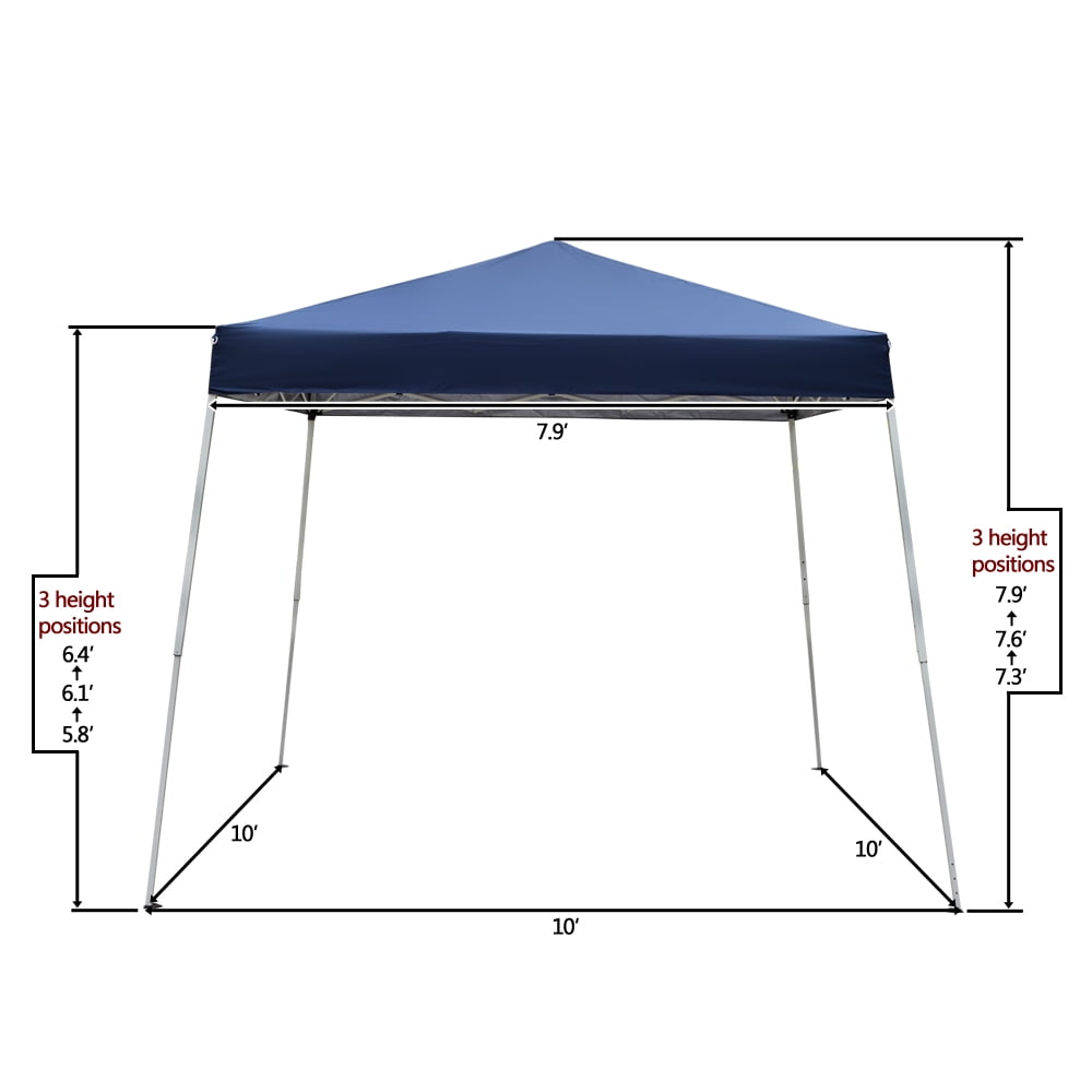 Kadyn Portable Folding Instant Canopy Tent, Outdoor Gazebo Canopy for Wedding, Camping Tent and No Surrounding Cloth, Blue Kadyn Portable Folding Instant Canopy Tent, Outdoor Gazebo Canopy for Wedding, Camping Tent and No Surrounding Cloth, Blue