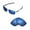Ice Blue Coated, variant on Walleva Ice Blue Polarized Replacement Lenses for Oakley Tinfoil OO4083 Sunglasses
