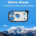 thumbnail image 2 of Camera Lens Protector for 17 Series, Frosted Metal Lens Film Camera Screen Protector Accessories, Shatterproof Metal Tempered Glass Camera Screen Protector Cover Film for, 2 of 8