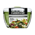Farberware Professional Plastic 2.4 lb Salad Spinner Green with White