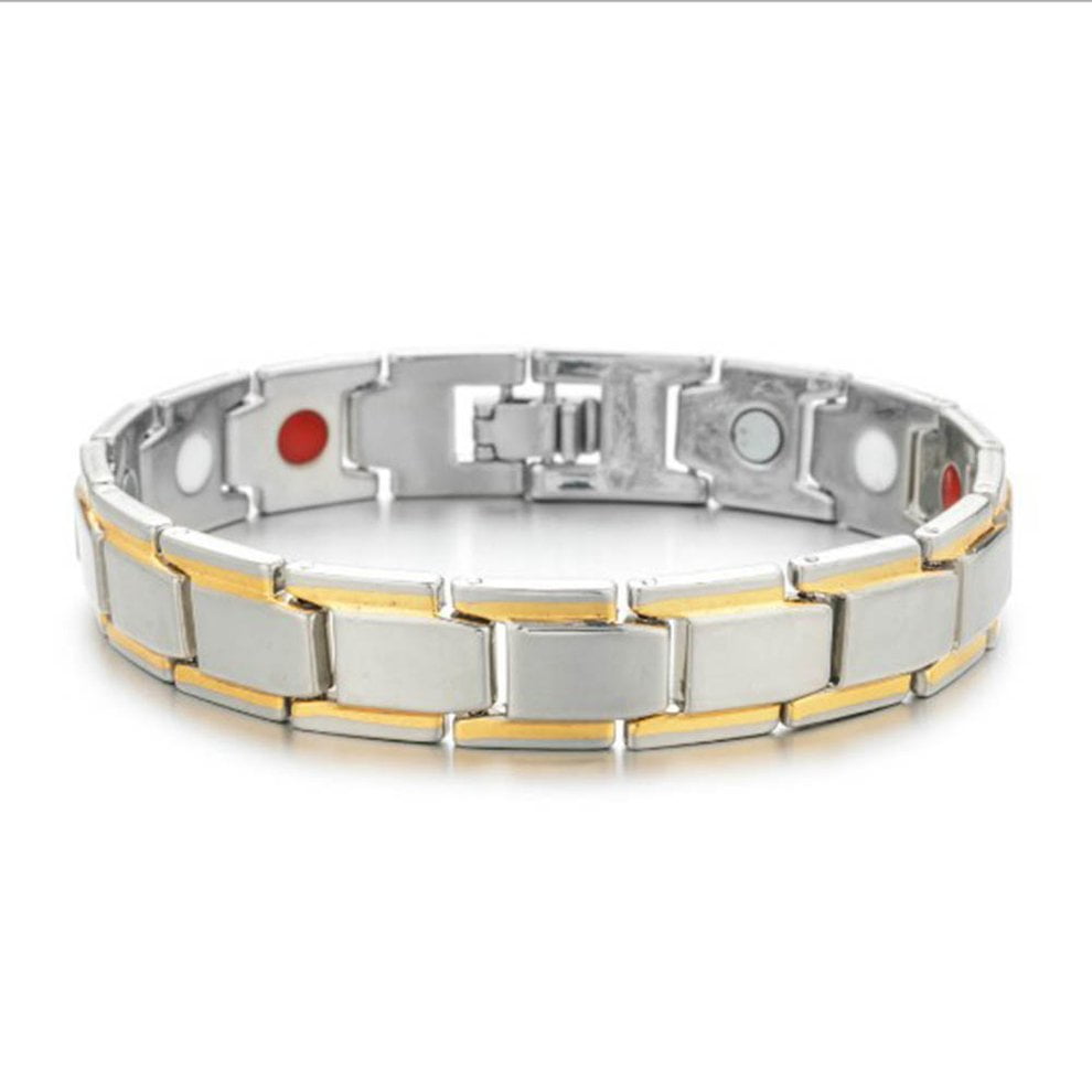 Love Jewelry New Titanium Stainless Steel Magnetic Bangle Bracelet Health Care Energetic Anti-fatigue Anti-radiation with a Gift Box Best Gift!