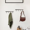 thumbnail image 2 of Antique Brass Hooks, Hook Coat Rack, Bath Wall Mounted Vintage Brushed Brass Bathroom Row Hooks Rustic Towels Coats Hooks, 2 of 9