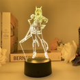 thumbnail image 1 of Luz nocturna LED 3D Jujutsus Kaisens Chens que cambia de color, 1 of 1