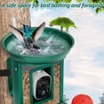 thumbnail image 2 of Cámara alimentadora para pájaros 2K con alimentación, bebida y baño 3 en 1, 2 of 9