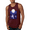 Maroon, variant on Nautical Full Moon Bottlenose Dolphin Animal Lover Graphic Tank Top