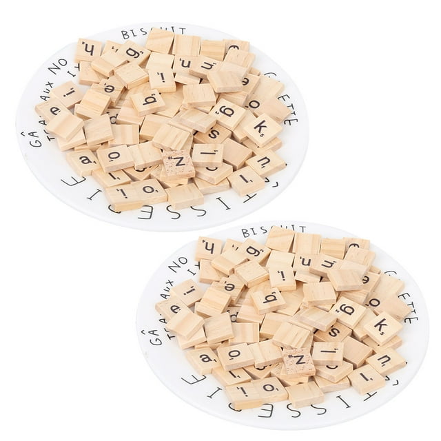Learning Tools, Wood Blocks, High Playability 2 Set Pratical Useful For Kid Study Children Gift Capital English Alphabet With Number Wood Plate Mixed Set,Lowercase English Alphabet