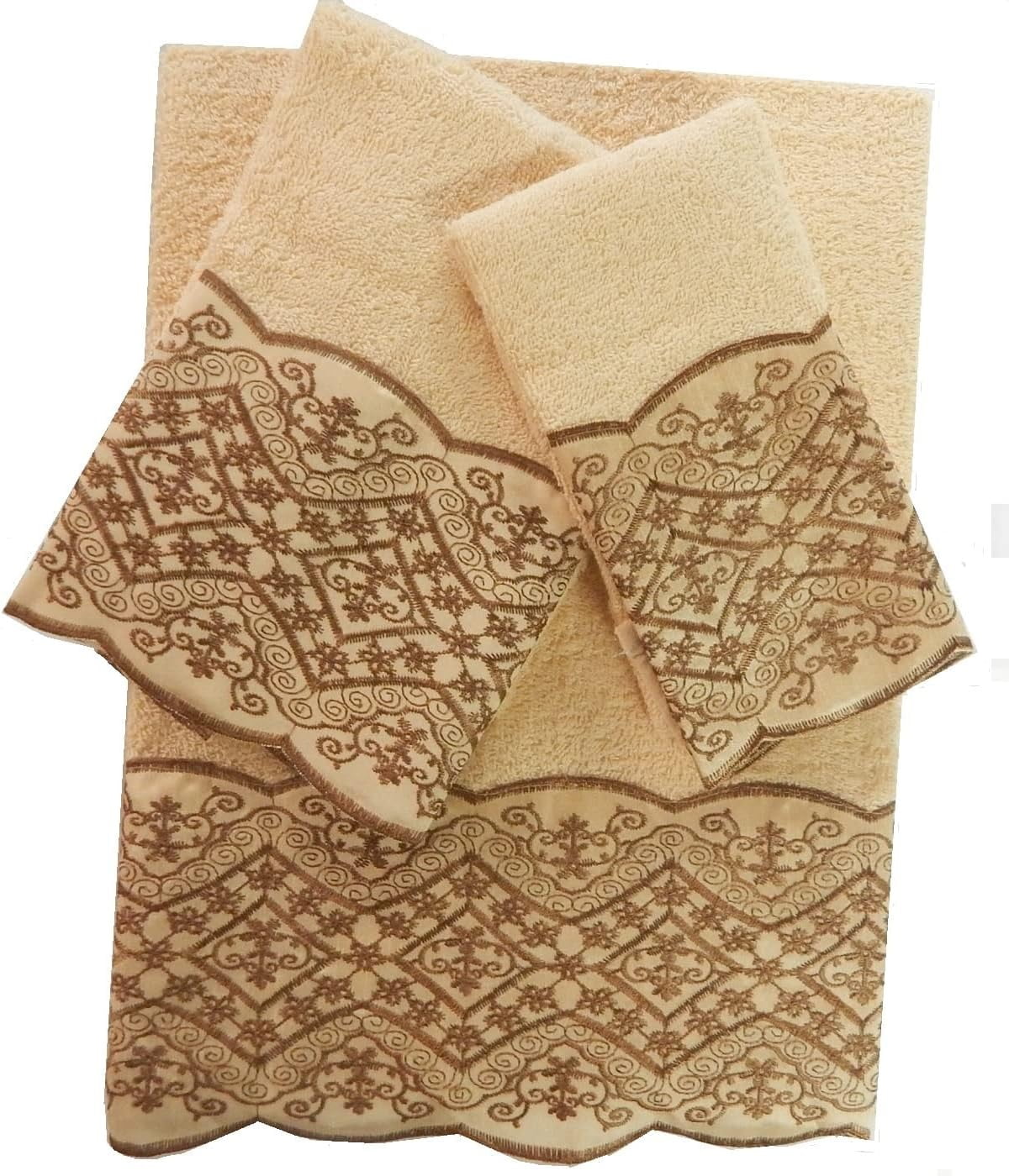 3D Rose Italy Tuscany Towel – 15x22 Inch, Microfiber/Terry Blend, Dish & Hand Towel