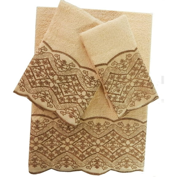 3Pc Towel  Set Vivian