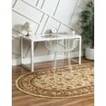 thumbnail image 3 of Rugs.com Aditi Collection Rug – 4' x 6' Oval Cream Low Rug Perfect For Living Rooms, Large Dining Rooms, Open Floorplans, 3 of 9