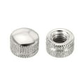 thumbnail image 4 of Uxcell M6 Acorn Cap Nut Bolt Cover Screw Caps Female Thread Knurled Silver Tone 25 Pack, 4 of 6