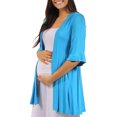 thumbnail image 2 of Women's Maternity 3/4 Sleeve Open Shrug, 2 of 4