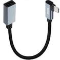 thumbnail image 1 of USB Type C Male to Female Extension Adapter Cable,USB-C 2.0 Angled 90 Degree, 1 of 5