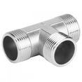 thumbnail image 4 of T‑Shape Tee connector Pipe Fittings 3/4 Male Thread to 3/4 Male Thread to 3/4 Male Thread, 4 of 8