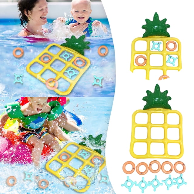 Swimming Pool Games Set Inflatable Water Toy For Family With Adults Teens And Kids Multiple Player Activity