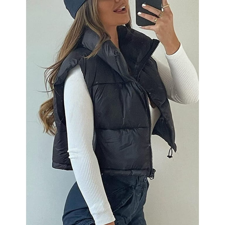 Puffler Jacket Womens Fall Fashion Witner Coats for Women 2023 Trendy  Sleeveless Vests Zip Up Hooddies Quilted Jackets Lightweight Open Front  Cardigan Y2k Clothing Heated Jacket(7A-Black,Small) at  Women's Coats  Shop