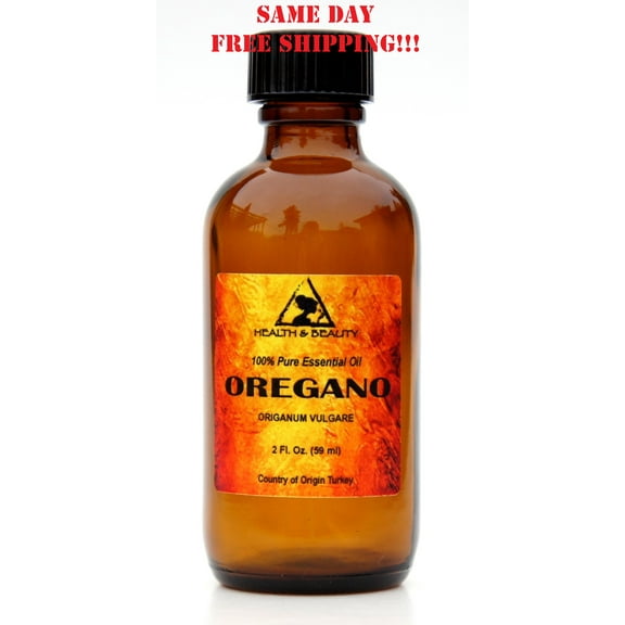 OREGANO ESSENTIAL OIL AROMATHERAPY NATURAL 100% PURE GLASS BOTTLE 2.0 OZ, 59 ml