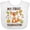 AA-White, variant on Inktastic My First Thanksgiving with Fall Fox and Leaves Boys or Girls Baby Bib