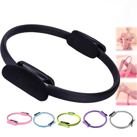 Pilates Ring Fitness Trainer, New Pilates Circle Ring Yoga Rings Magic Circle with Dual Padded Handles, for Toning Arms, Legs Men and Women