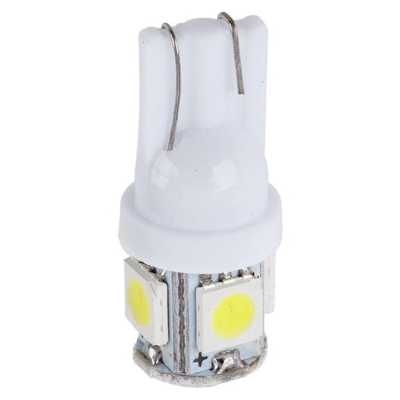 5x T10 5 LED 5050 SMD W5W 501 Xenon White Car Side Light Wedge Tail Lamp Bulb