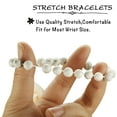 thumbnail image 3 of Jstyle 4 Pcs Couples Bracelet for Men Women His & Her Crown Queen Bracelets Set 8mm Beads Bracelets, 3 of 7