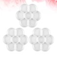 thumbnail image 2 of EeaseMX 3 paletas de acuarela de cerámica adelgazada con forma de flor de ciruelo, bandejas de pintura para manualidades, arte profesional, estudiantes y niños (blanco), 2 of 7