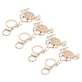 thumbnail image 1 of Crab Key Chain Crab Key Chain, Metal Fashion Environmental  Electroplating Perfect Connection Crab Keyring Safe Radiant Delicate  For Car Decoration, 1 of 8