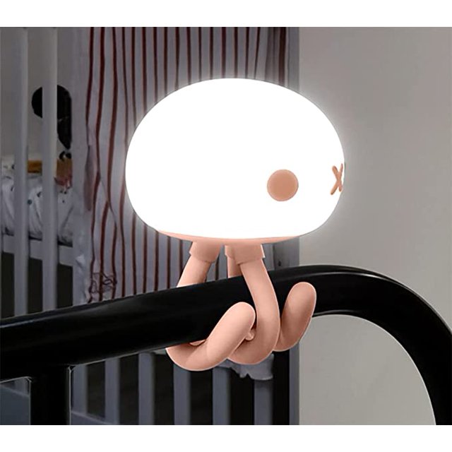 Luz nocturna LED recargable para bebé │ Control táctil de bebé regulable