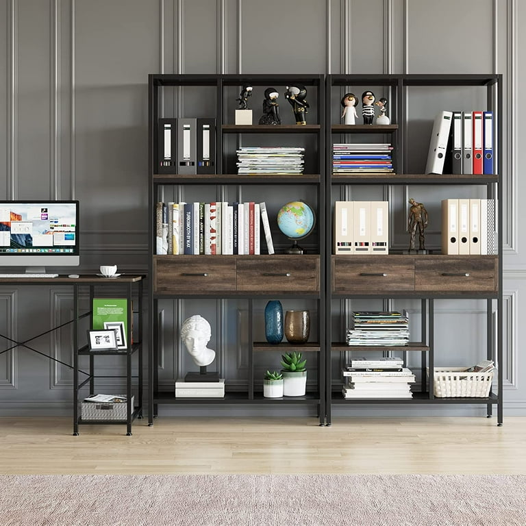 Tall dark sales brown bookshelf