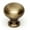 Antique English, variant on Alno 3/4" Cabinet Knob - Chocolate Bronze