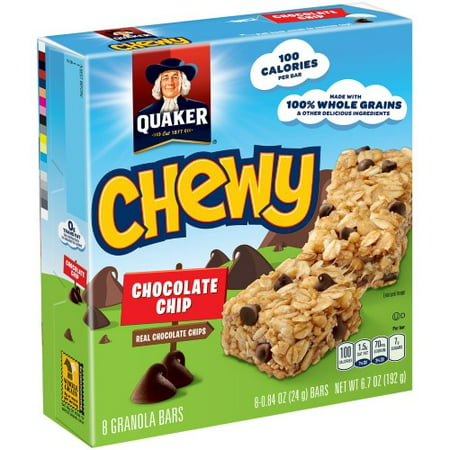 Quaker Oats Chocolate Chip Chewy Granola Bars Chocolate Chip