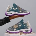 thumbnail image 5 of Women's Novelty Athletic Shoes, Running Shoes for Women Men Athletic Walking Sneakers,Fall Leaf Shoes,Halloween Shoes for Hiking Walking Sports Travel Jogging Shoes, Blue US-10.5/EU-45, 5 of 9