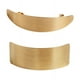 thumbnail image 1 of Paquete de 6 pinzas para el cabello para mujer, horquillas de metal, pasadores para el cabello grandes, retro, simples, pasadores con clip francés para mujer (dorado + plateado), 1 of 5