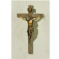thumbnail image 3 of 20" Crucifix in Antique Gold, 3 of 3