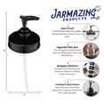 thumbnail image 2 of Jarmazing Products Mason Jar Soap Dispenser Lids - Plastic - Black - for All Regular Mouth Jars - 3 Pack, 2 of 3