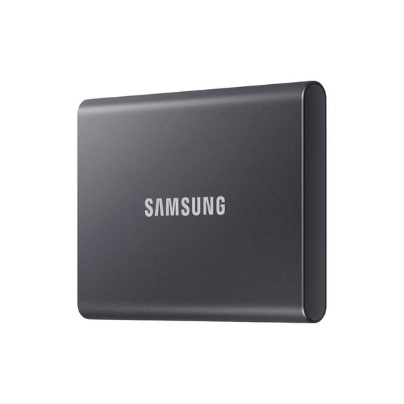 Pre-Owned SAMSUNG MU-PC2T0T/AM T7 Portable SSD 2TB - Up to 1050MB/s - USB 3.2 External Solid State Drive, Gray