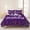 Violet, variant on 3 Pieces Queen Quilt Set,Summer Ladybug Red Love Soft Bedding Sets with 1 Quilt & 2 Pillow Shams,Fun Cartoon Animal Summer Bedspread Lightweight Coverlet Comforter for All Season
