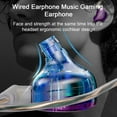 thumbnail image 3 of Lifetechs Wired Earphone with Micphone 10mm Moving Coil Heavy Bass Stereo Surround Support Wire Control Music And Calling 3.5mm Jack In-ear Earphone Sports Gaming Headphone Fashion Accessories, 3 of 8