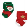 thumbnail image 4 of Hudson Baby Infant Boys Cotton Rich Newborn and Terry Socks, 12 Days Of Christmas Santa, 12-24 Months, 4 of 8