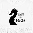 thumbnail image 4 of Inktastic Always Be a Dragon Girls Toddler Dress, 4 of 5