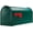 Green, variant on Gibraltar Elite Medium Capacity Galvanized Steel White Post-Mount Mailbox, C1100W00