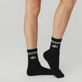 thumbnail image 3 of WKX Unisex Crew Socks Women Athletic Casual Wear Work 1Pair, Black, 3 of 9