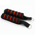 thumbnail image 5 of LOVIVER Bandes de Résistance Poignée avec Sangle en Nylon Anneaux en D pour Gym Noir et Rouge, 5 of 5