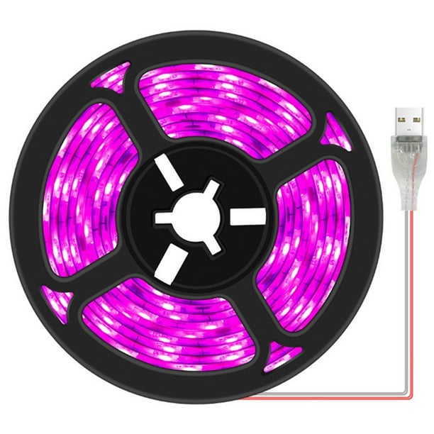 Tira de luces LED para cultivo de plantas, lámparas de crecimiento de plantas y flores, tira de luces impermeable para invernadero