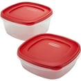thumbnail image 2 of Rubbermaid Easy Find Lids Food Storage Containers, 4-Piece Set, 2 of 6