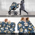 thumbnail image 6 of Car Seat Cover Baby, Winter Animal Friends Baby Car Seat Cover for Baby Boys Girls Newborn , Infant Car Seat Canopy Cover Nursing Breastfeeding Cover Warm Blanket, 6 of 7